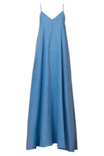Load image into Gallery viewer, Back Open Camisole Dress | Sea Blue