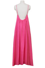 Load image into Gallery viewer, Back Open Camisole Dress | Fuchsia Pink