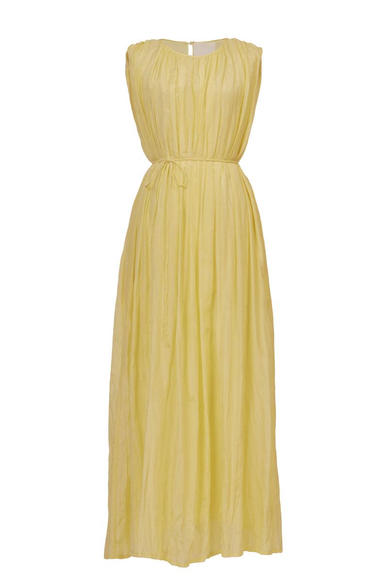 美品 MYLAN 24ss Crinkle Maxi Dress Citrine MY24SS-OP030-600-1_1200x1200.