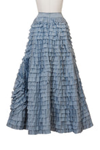 Load image into Gallery viewer, Frilled Skirt | Sea Blue