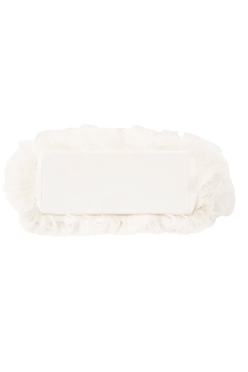 Frilled Bag L | Shell White – MYLAN ONLINE SHOP