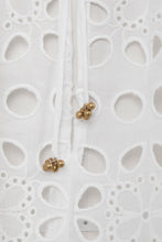 Load image into Gallery viewer, Gathered Lace Tunic | Shell White