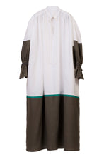 Load image into Gallery viewer, Bicolor Tunic Dress | Shell White