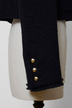 Load image into Gallery viewer, Cropped Tweed Jacket | Stone