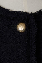 Load image into Gallery viewer, Cropped Tweed Jacket | Stone