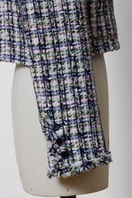 Load image into Gallery viewer, Cropped Tweed Jacket | Plaid