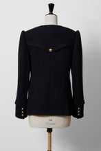 画像をギャラリービューアに読み込む, V-Neck Tweed Jacket | Stone