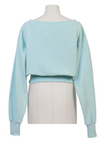 Load image into Gallery viewer, Off-Shoulder Sweatshirt | Stone