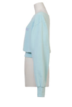 Load image into Gallery viewer, Off-Shoulder Sweatshirt | Shell White