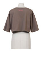 Load image into Gallery viewer, Cropped T-Shirt | Charcoal Grey