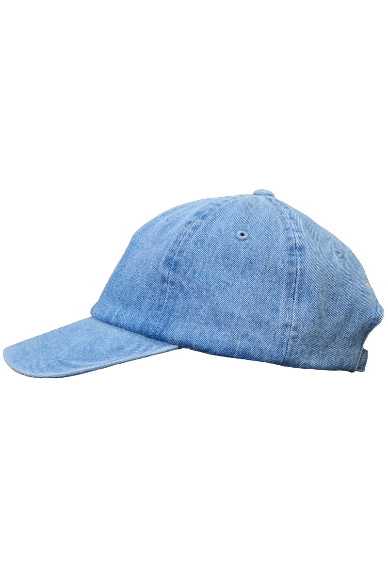 MYLAN Logo Denim Cap | Bleach Denim – MYLAN ONLINE SHOP
