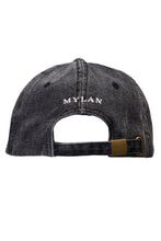 Load image into Gallery viewer, MYLAN Logo Denim Cap | Black Denim