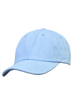 Load image into Gallery viewer, MYLAN Logo Denim Cap | Sea Blue Denim