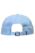 Load image into Gallery viewer, MYLAN Logo Denim Cap | Sea Blue Denim