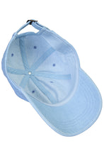Load image into Gallery viewer, MYLAN Logo Denim Cap | Sea Blue Denim
