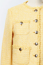 画像をギャラリービューアに読み込む, Cropped Tweed Jacket | Citrine