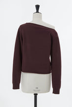 画像をギャラリービューアに読み込む, Wool Cashmere Asymmetrical Off-Shoulder Knit | Stone
