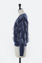 Load image into Gallery viewer, Cashmere Knit with Feathers | Stone