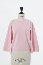 画像をギャラリービューアに読み込む, Wool Cashmere Cape Knit | Shell White