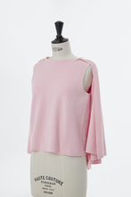 画像をギャラリービューアに読み込む, Wool Cashmere Cape Knit | Stone