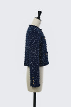 画像をギャラリービューアに読み込む, Cropped Tweed Jacket | Navy