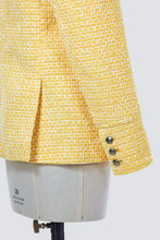 画像をギャラリービューアに読み込む, V-Neck Tweed Jacket | Citrine