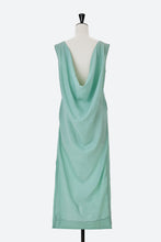 画像をギャラリービューアに読み込む, Open-Back Draped Sleeveless Dress | Mint