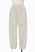 Load image into Gallery viewer, Crinkle Gathered Pants | Shell White