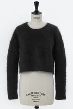 画像をギャラリービューアに読み込む, Wool Mohair Knit Short Top | Stone