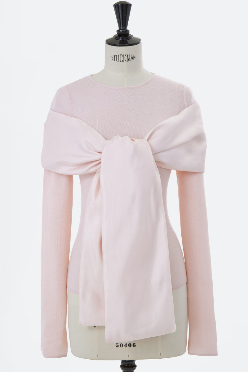 Cashmere Knit with Silk Ribbon | Cherry Blossom – MYLAN ONLINE SHOP