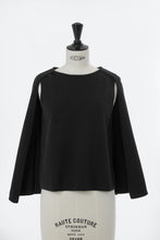 画像をギャラリービューアに読み込む, Wool Cashmere Cape Knit | Stone