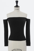 画像をギャラリービューアに読み込む, Wool Cashmere Off-Shoulder Knit | Stone