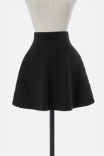Load image into Gallery viewer, Wool Cashmere Flare Mini Skirt | Stone