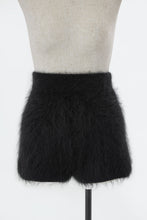Load image into Gallery viewer, Wool Mohair Knit Shorts | Stone