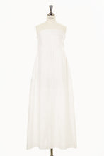 Load image into Gallery viewer, Silk Bear Top Long Dress | Shell White