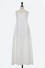 Load image into Gallery viewer, Silk Bear Top Long Dress | Shell White