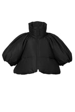 画像をギャラリービューアに読み込む, Volume Sleeve Short Down Coat | Stone