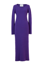 Load image into Gallery viewer, Cashmere Back Cross Rib Knit Dress | Orchid