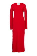画像をギャラリービューアに読み込む, Cashmere Back Cross Rib Knit Dress | Ruby