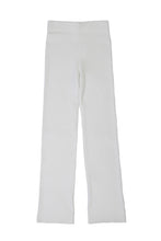 Load image into Gallery viewer, Cashmere Side Slit Rib Knit Pants | Pearl