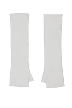 画像をギャラリービューアに読み込む, Cashmere Knit Fingerless Gloves | Pearl