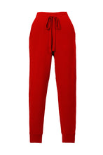 Load image into Gallery viewer, Cashmere Jogger Knit Pants | Ruby