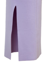 Load image into Gallery viewer, Cashmere Wool Knit Slit Long Skirt | Pearl