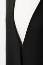 Load image into Gallery viewer, V Neck Wool Coat | Noir