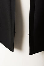 Load image into Gallery viewer, Collarless Shaped Jacket | Noir