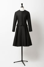 Load image into Gallery viewer, Collarless Shaped Jacket | Noir