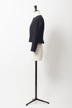 Load image into Gallery viewer, Collarless Shaped Jacket | Class Blue