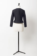 Load image into Gallery viewer, Collarless Shaped Jacket | Class Blue