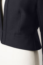 Load image into Gallery viewer, Collarless Shaped Jacket | Class Blue