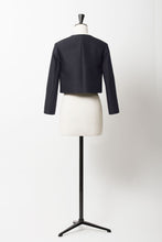 Load image into Gallery viewer, Collarless Short Jacket | Class Blue